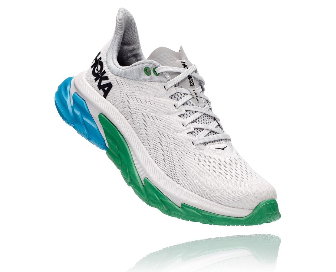 Hoka One One Clifton Edge Férfi Közúti Futócipők Zöld [KEZJM-4287]